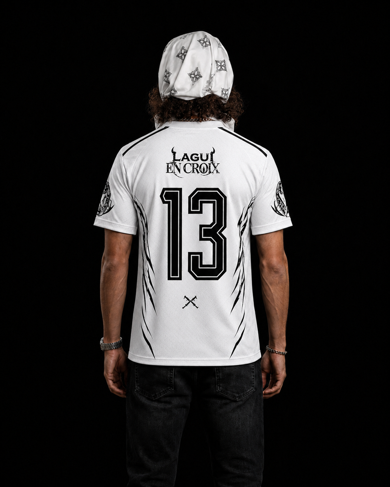 Tee Shirt réfléchissant EN CROIX Blanc — dos