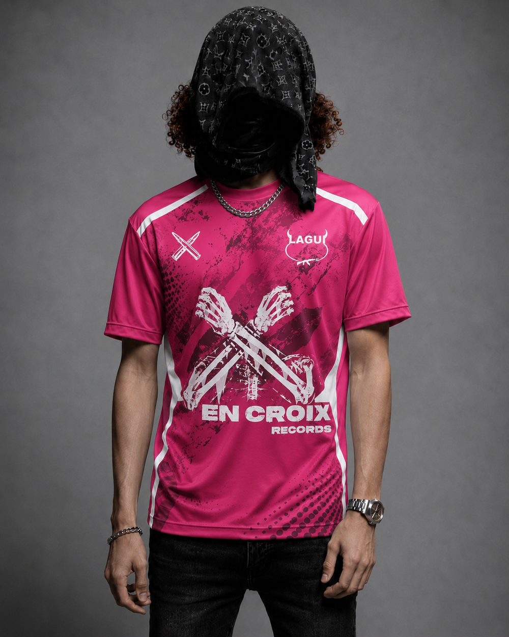 Tee shirt EN CROIX Records Rose