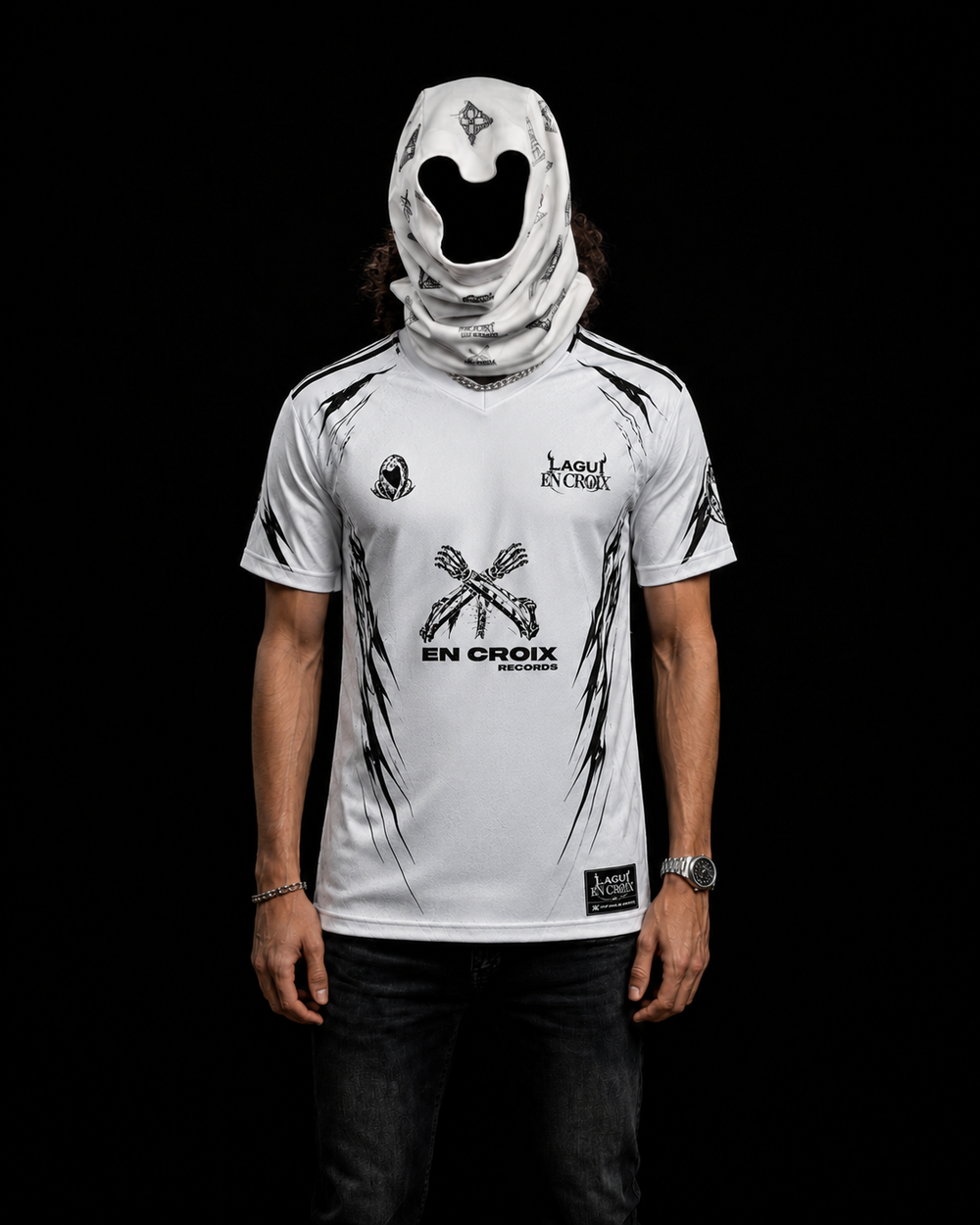 Tee Shirt réfléchissant EN CROIX Blanc